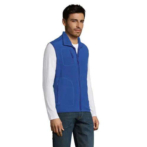 Gilet unisex in poliestere con tre tasche a taglio dritto da 320gr