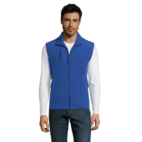 Gilet unisex in poliestere con tre tasche a taglio dritto da 320gr