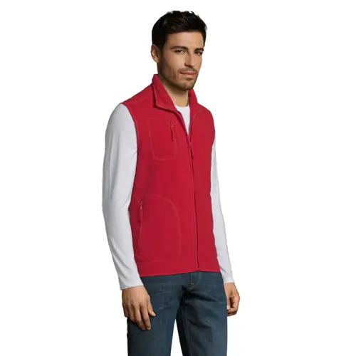 Gilet unisex in poliestere con tre tasche a taglio dritto da 320gr