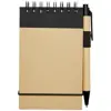 Block notes A7 in carta riciclata con penna in refill nero e fogli a righe