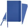 Block notes A5 con rivestimento in PVC e elastico segnalibro coordinati e con 96 pagine puntinate