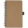 Block notes A6 in cartone riciclato e 70 fogli a righe in carta di pietra con rilegatura a spirale