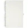 Block note a spirale A5 con pagine a righe realizzato con cartoni del latte riciclati