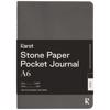 Block notes A6 tascabile in carta di pietra con copertina morbida con marchio Karst