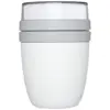 Porta pranzo ermetico Mepal con due scomparti da 200 e 500ml e coperchi separati