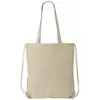 Sacca Shopper in cotone con cordoncino e manici lunghi con chiusura a coulisse da 240gr 38X42cm