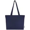 Shopper in cotone 320 gr con zip e manici lunghi 47x11x30cm