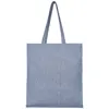 Shopper in cotone riciclato in diverse colorazioni con manici lunghi da 210gr 38x42cm
