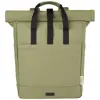 Zaino porta pc multitasca roll-top da 15" in cotone riciclato certificato con manici in tessuto rinforzato