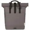 Zaino porta pc multitasca roll-top da 15" in cotone riciclato certificato con manici in tessuto rinforzato