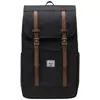 Zaino porta pc da 16" a marchio Herschel Retreat in tessuto riciclato con ampie tasche oggetti e chiusura a coulisse