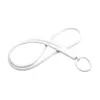 Lanyard tubolare con anello e gancio in plastica riciclata