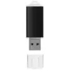 Chiavetta USB in plastica e alluminio satinato con cappuccio  da 1GB a 32GB