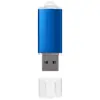 Chiavetta USB in plastica e alluminio satinato con cappuccio  da 1GB a 32GB