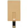 Chiavetta USB a forma di carta di credito con scocca biodegradabile da 1GB a 64GB