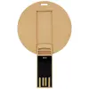 Chiavetta USB rotonda con scocca biodegradabile da 1GB a 64GB