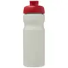 Borraccia sportiva da 650ml in plastica riciclata di alta qualità con coperchio ermetico e chiusura flip
