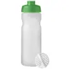 Borraccia sportiva da 650 ml con sfera shaker e coperchio a scatto 