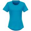 T-shirt da donna sportiva colori assortiti a girocollo taglio sfiancato in poliestere riciclato 160gr
