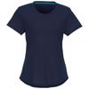 T-shirt da donna sportiva colori assortiti a girocollo taglio sfiancato in poliestere riciclato 160gr