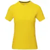 T-shirt da donna colori assortiti a girocollo con cucitura decorativa 100% cotone 160gr