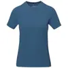 T-shirt da donna colori assortiti a girocollo con cucitura decorativa 100% cotone 160gr