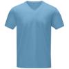T-shirt da uomo colori assortiti scollo a v materiale stretch cotone biologico ed elastan 200gr
