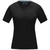 T-shirt da donna colori assortiti scollo a v materiale stretch cotone biologico ed elastan 200gr