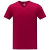 T-shirt da uomo colori assortiti scollo a v taglio regolare 100% cotone 160gr