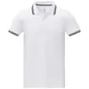 Maglietta polo da uomo colori assortiti in tessuto piqué a maniche corte taglio regolare 100% cotone 200gr