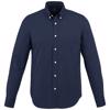 Camicia da uomo a maniche lunghe colori assortiti colletto button down 100% cotone 142gr