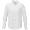 Camicia da uomo a maniche lunghe colori assortiti colletto button down in cotone e poliestere 130gr