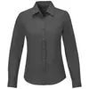Camicia da donna a maniche lunghe colori assortiti taglio sfiancato in cotone e poliestere 130gr