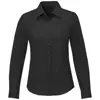 Camicia da donna a maniche lunghe colori assortiti taglio sfiancato in cotone e poliestere 130gr
