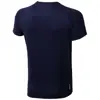 T-shirt da uomo sportiva colori assortiti a girocollo con maniche taglio raglan in poliestere 145gr