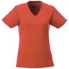 T-shirt da donna sportiva colori assortiti scollo a v con maniche taglio raglan in poliestere 145gr