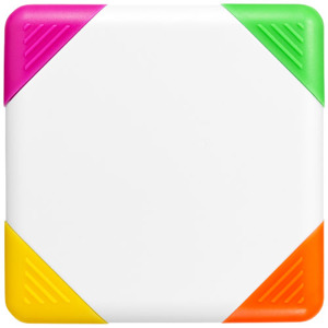 Evidenziatore quadrato a 4 colori