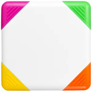 Evidenziatore quadrato a 4 colori