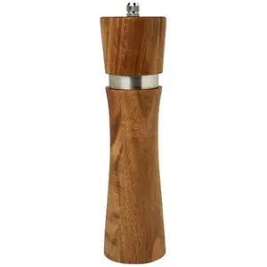 Macina pepe e sale in legno di acacia
