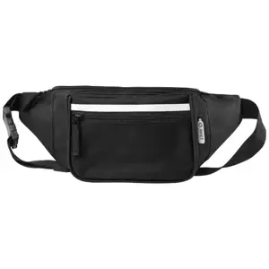 Marsupio in RPET con scomparto principale e tasca anteriore con zip 380x76x150mm