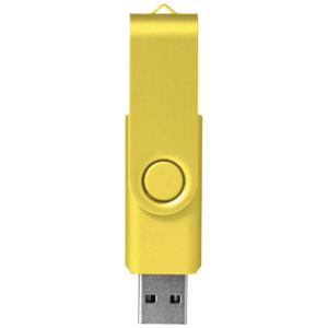 Chiavetta USB da 2 GB con apertura girevole tono su tono