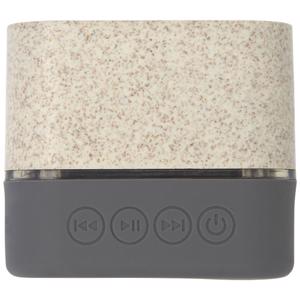 Speaker Wireless Bluetooth 5.0 in paglia di grano e plastica con batteria ricaricabile