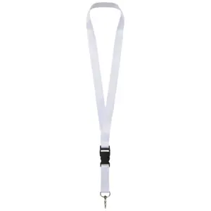 Lanyard Bucks in PET riciclato totalmente personalizzabile con fibbia di sicurezza