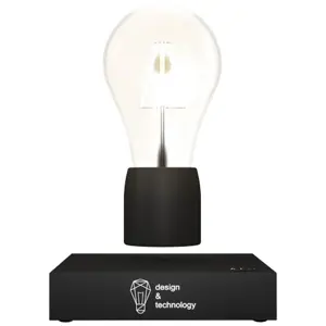 Lampada a levitazione magnetica SCX design e personalizzazione con logo luminoso in scatola regalo