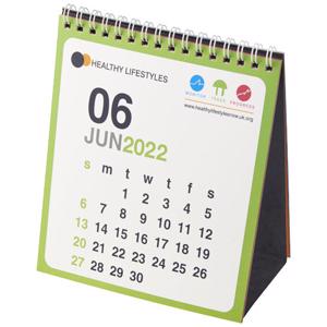 Calendario da tavolo mensile con copertina morbida