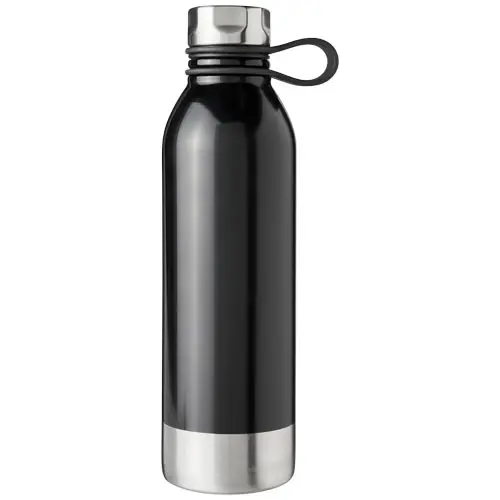 Borraccia in acciaio inox da 740 ml con tappo a vite e occhiello in silicone