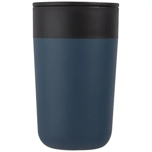 Tazza in acciaio inox e plastica riciclata a doppia parete 400ml