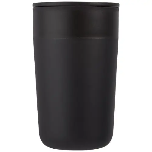 Tazza in acciaio inox e plastica riciclata a doppia parete 400ml