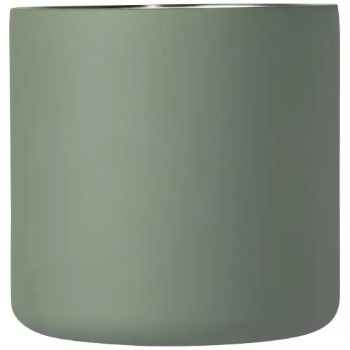 Tazza in acciaio inox riciclato certificato con manico in legno di faggio e isolamento sottovuoto in rame da 360ml