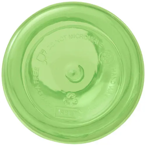 Borraccia in plastica riciclata certificata da 400 ml con moschettone